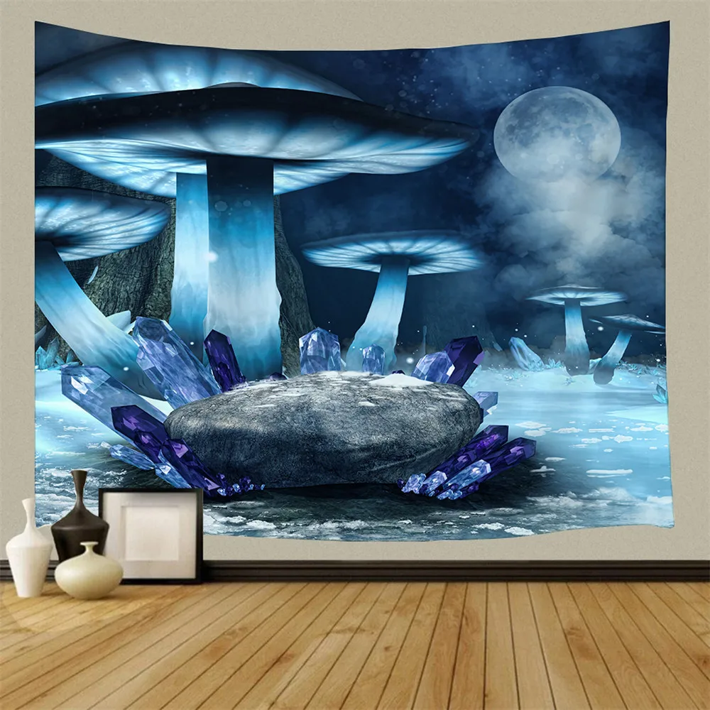 Mushrooms Trippy Tapestry Psychedelic Tapestry Rectangle Wall Hanging Large Wall Mural Tapestries Decorations for Room
Mushrooms Trippy Tapestry Psychedelic Tapestry Rectangle Wall Hanging Large Wall Mural Tapestries Decorations for Room