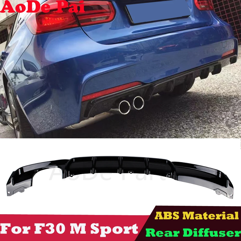 For BMW 3 Series F30 F31 M Sport Tech ABS Rear Bumper Diffuser MP Performance Style Single side double output
For BMW 3 Series F30 F31 M Sport Tech ABS Rear Bumper Diffuser MP Performance Style Single side double output