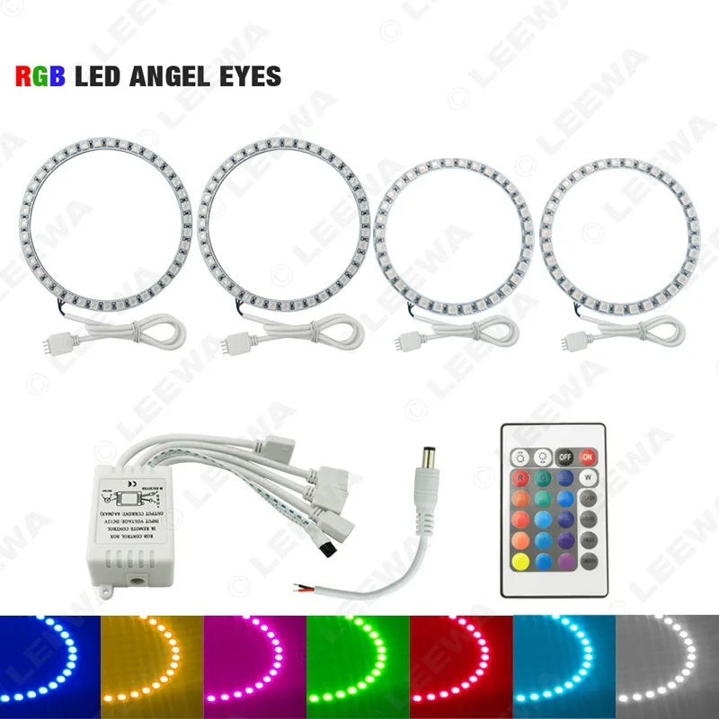 RGB-5050SMD Remote control angel eye is applicable to for BMW E92 angel eye lamp modified headlamp aperture
RGB-5050SMD Remote control angel eye is applicable to for BMW E92 angel eye lamp modified headlamp aperture