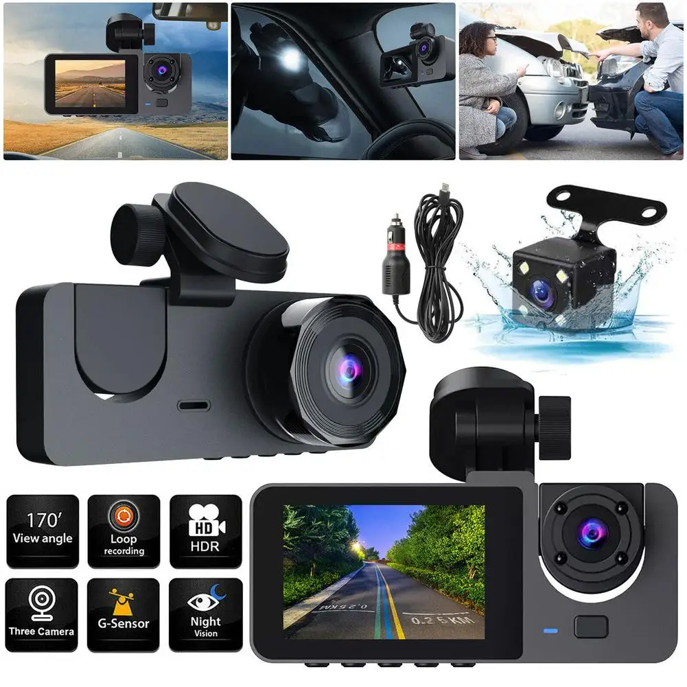 Автомобильный видеорегистратор Y15, 3 камеры Ips Hd 1080p, широкоугольный видеорегистратор, g-сенсор, видеокамера для обнаружения движения
Автомобильный видеорегистратор Y15, 3 камеры Ips Hd 1080p, широкоугольный видеорегистратор, g-сенсор, видеокамера для обнаружения движения