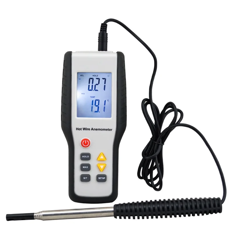 High Sensitivity Digital Portable Wind Speed Meter HT-9829 Heat-Sensitive Thermal Anemometer Anemometro Measuring Instrument
High Sensitivity Digital Portable Wind Speed Meter HT-9829 Heat-Sensitive Thermal Anemometer Anemometro Measuring Instrument