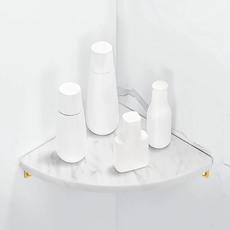 1Pcs Marble Aluminum Triple-Cornered Shelf Bathroom Corner Shelf Wall Hanging Shower Room White Corner Wall Shelves
1Pcs Marble Aluminum Triple-Cornered Shelf Bathroom Corner Shelf Wall Hanging Shower Room White Corner Wall Shelves