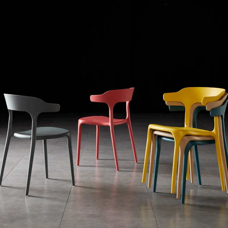Horn Backrest Chair Dining Chair Household Plastic Lazy Leisure Stool Simple Thick Nordic Office Chair
Horn Backrest Chair Dining Chair Household Plastic Lazy Leisure Stool Simple Thick Nordic Office Chair