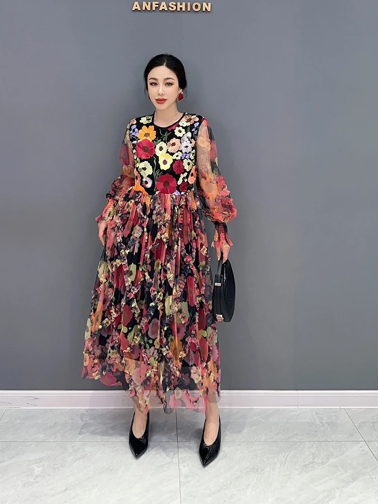 SuperAen Summer 2023 New Korean Stitching Gauze Sunscreen Flower Dress Elegant Dress for Women
SuperAen Summer 2023 New Korean Stitching Gauze Sunscreen Flower Dress Elegant Dress for Women