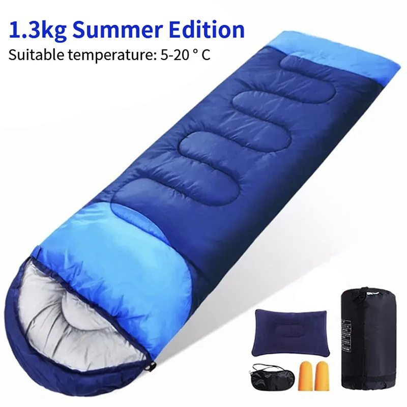 Camping Sleeping Bag Ultralight Waterproof Season Warm Envelope Backpacking Sleeping Bags for Outdoor Traveling Hiking
Camping Sleeping Bag Ultralight Waterproof Season Warm Envelope Backpacking Sleeping Bags for Outdoor Traveling Hiking