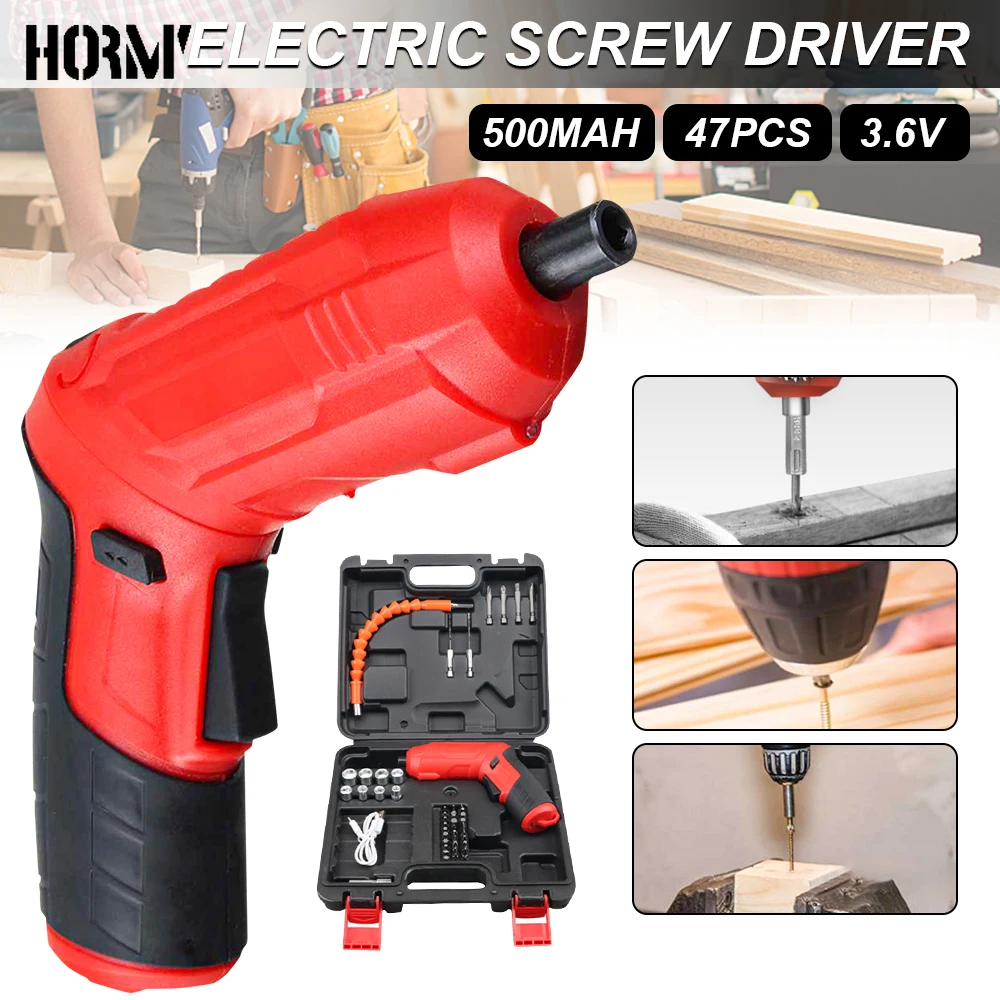 3.6V 500mah Electric Screwdriver Battery Rechargeable Cordless Screwdriver Powerful Impact Wireless Drill Electric Screw Driver
3.6V 500mah Electric Screwdriver Battery Rechargeable Cordless Screwdriver Powerful Impact Wireless Drill Electric Screw Driver