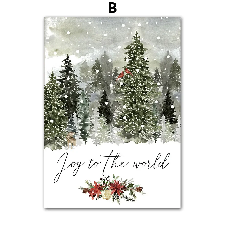 Зимняя картина на холсте 
Зимняя картина на холсте