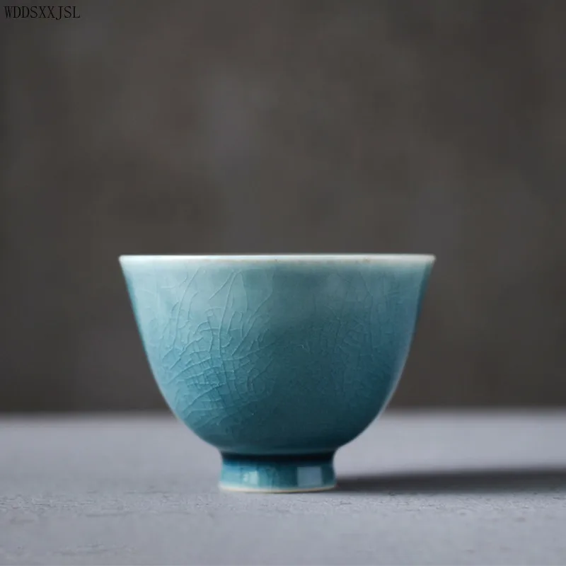 WDDSXXJSL retro simple handmade ice cracked glaze flower single cup gem blue kung fu tea cup home tea table color glaze tea set
WDDSXXJSL retro simple handmade ice cracked glaze flower single cup gem blue kung fu tea cup home tea table color glaze tea set