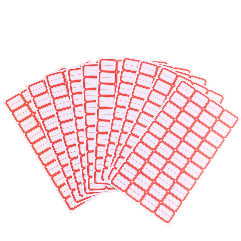 10sheet 400pcs Self-adhesive label paper sticker blank label paper label can be classified as the number 
10sheet 400pcs Self-adhesive label paper sticker blank label paper label can be classified as the number