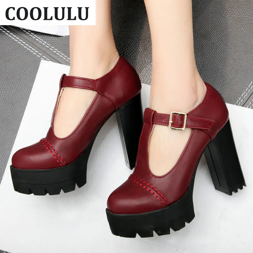 COOLULU Platform T Strap Pumps for Women Block High Heel Mary Janes Shoes Closed Toe Heels 2022 High Heels Women Pumps Fashion
COOLULU Platform T Strap Pumps for Women Block High Heel Mary Janes Shoes Closed Toe Heels 2022 High Heels Women Pumps Fashion