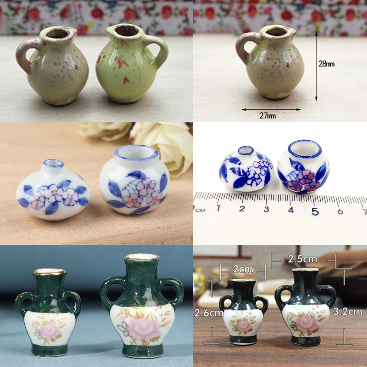 2/5Pcs 1:12 Dollhouse Miniature Vase Flower Arranger Doll House Living Room Decor Accessories Simulation Flowerpot Toy
2/5Pcs 1:12 Dollhouse Miniature Vase Flower Arranger Doll House Living Room Decor Accessories Simulation Flowerpot Toy