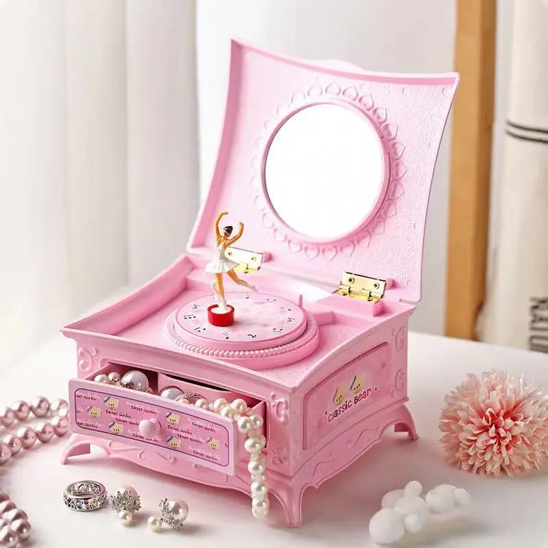 Makeup Box Jewellery Music Box Jewellery Box Dancing Girl Octave Box Tanabata Valentine's Day Children's Toy Gift Birthday Gift
Makeup Box Jewellery Music Box Jewellery Box Dancing Girl Octave Box Tanabata Valentine's Day Children's Toy Gift Birthday Gift