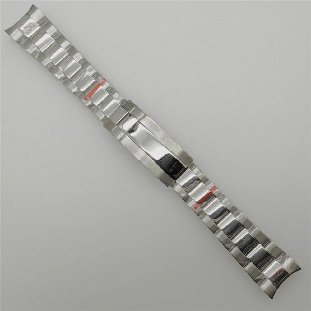 

20MM Stainless Steel Watch Strap Replacement Watch Band for Men Mechanical Watch Movement Upgrade Part