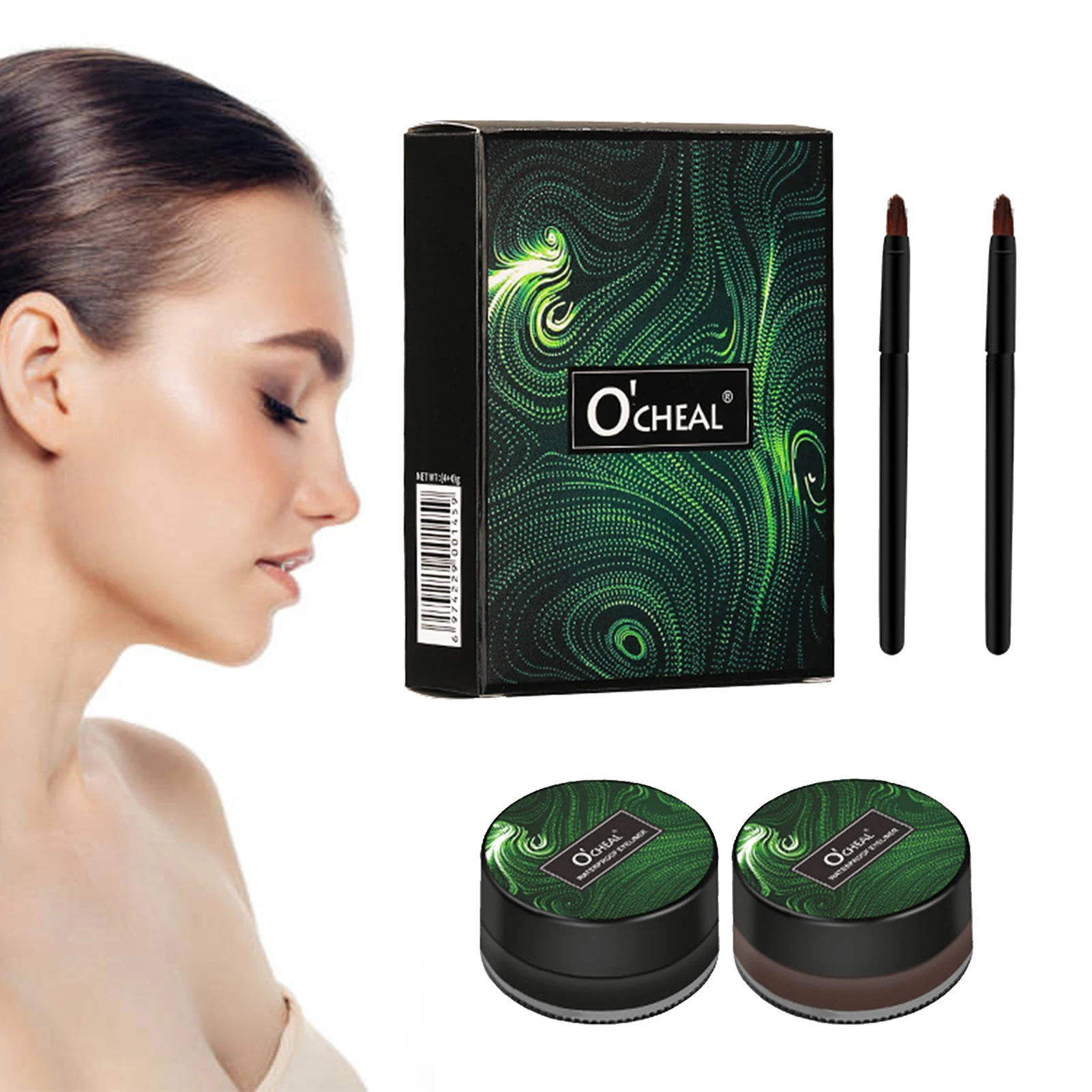 2-in-1 Black And Brown Gel Eyeliner Set Eyeliner Eyebrow Makeup With Eyebrow Brushes 24 Hours Long-Lasting Eyeliner And Eyebrow
2-in-1 Black And Brown Gel Eyeliner Set Eyeliner Eyebrow Makeup With Eyebrow Brushes 24 Hours Long-Lasting Eyeliner And Eyebrow