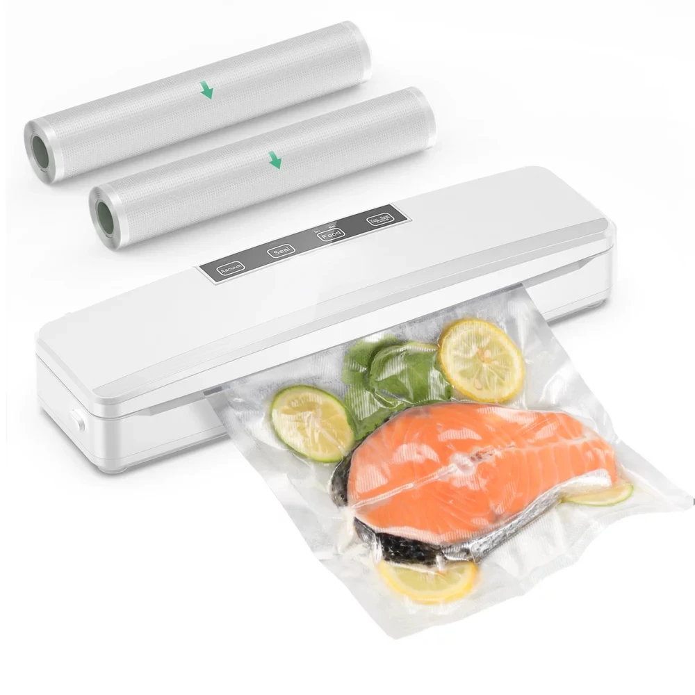 

Sealer , Automatic Food Saver , Compact Food Sealer Vacuum for Food Preservation, Dry & Moist Food Modes, Patented , Led Indica