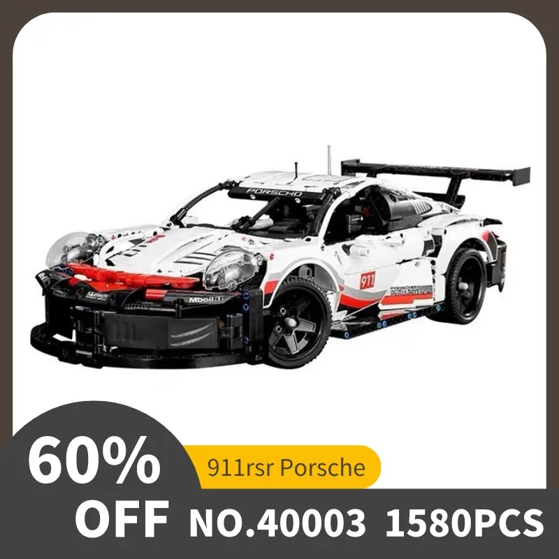 Радиоуправляемый автомобиль MOC Technic серии 911rsr Porsche Supercar, строительные блоки, совместимые с 42096, подарок на день рождения для парня
Радиоуправляемый автомобиль MOC Technic серии 911rsr Porsche Supercar, строительные блоки, совместимые с 42096, подарок на день рождения для парня