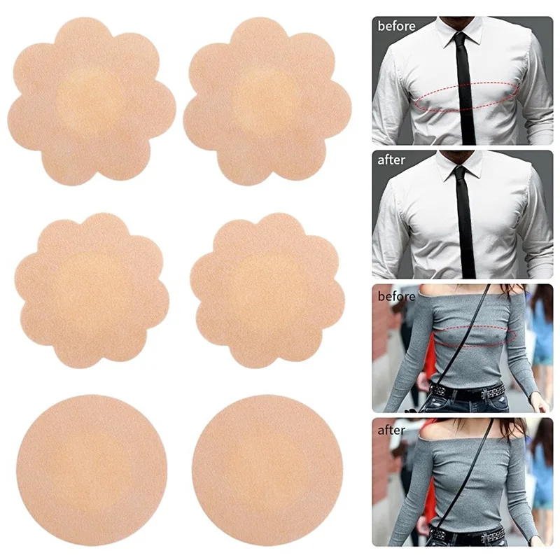 5Pairs Breathable Nipple Cover Nipple Pasties Invisible Bra Breast Covers Chest Sticker Patch Cloth Stickers Teat Hide Practical
5Pairs Breathable Nipple Cover Nipple Pasties Invisible Bra Breast Covers Chest Sticker Patch Cloth Stickers Teat Hide Practical