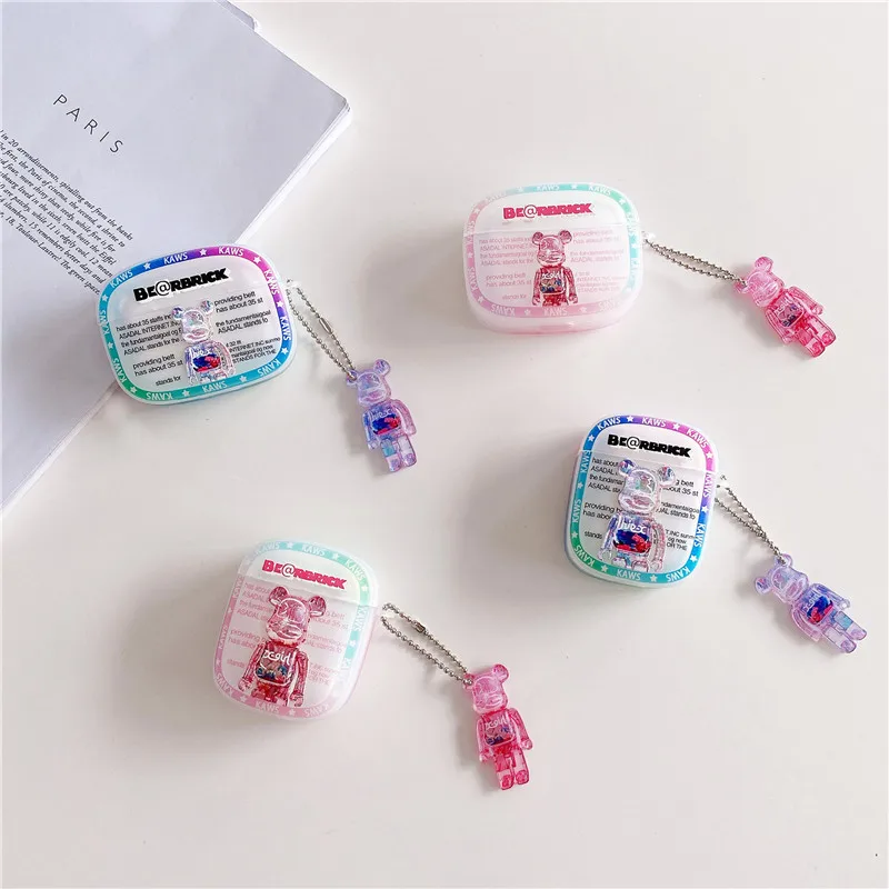 Cute Cartoon Pink/Blue Building Block Little Bear Bluetooth Headset Cover for Airpods 1 2 3 Pro Silicone Airpods Case
Cute Cartoon Pink/Blue Building Block Little Bear Bluetooth Headset Cover for Airpods 1 2 3 Pro Silicone Airpods Case