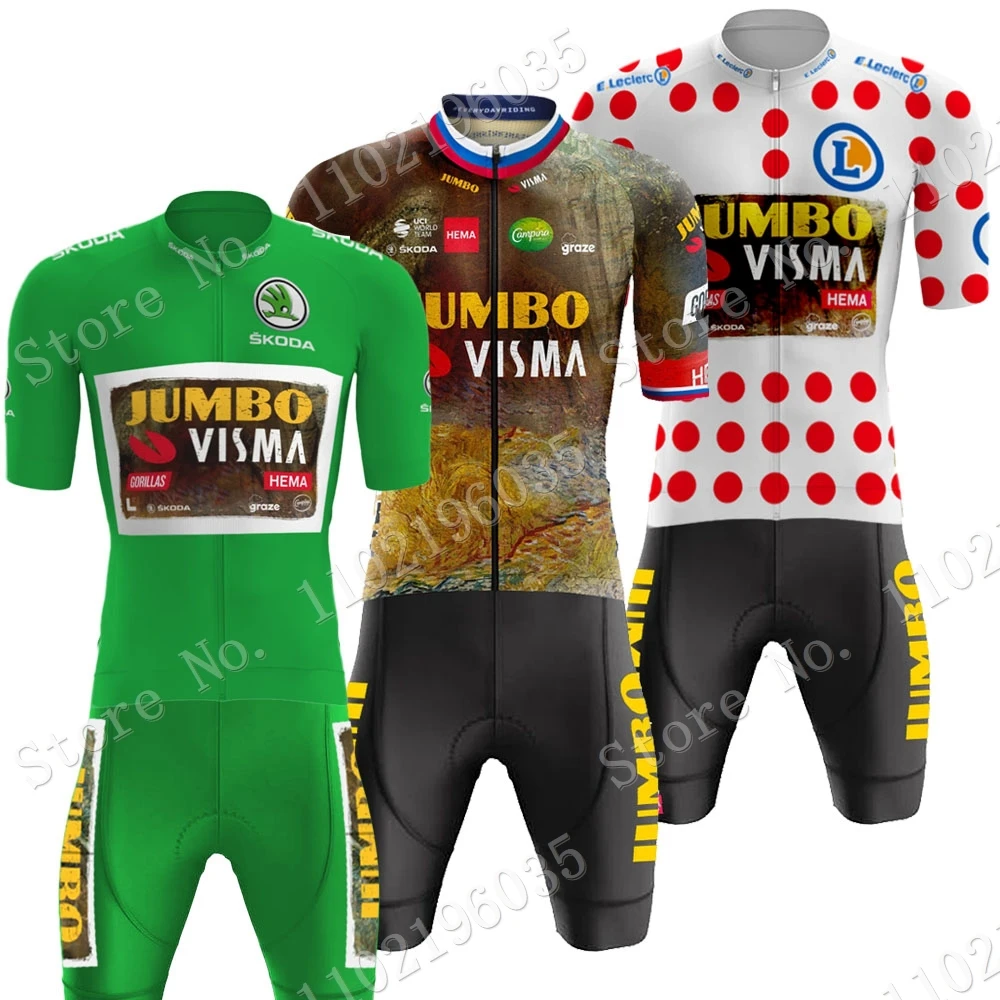 Maillot Jumbo Visma 2022 TDF Cycling Jersey Team Set Green Polka Dot Clothing Road Bike Shirts Suit Bicycle Bib Shorts MTB Ropa
Maillot Jumbo Visma 2022 TDF Cycling Jersey Team Set Green Polka Dot Clothing Road Bike Shirts Suit Bicycle Bib Shorts MTB Ropa