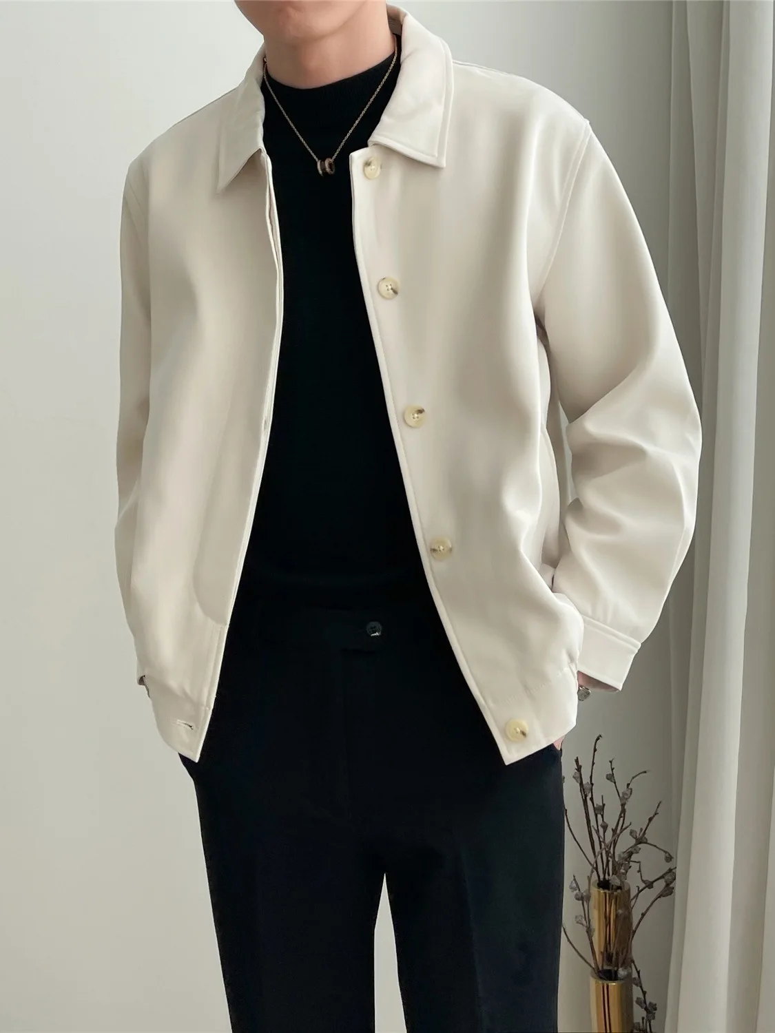 2023 Spring New Light Luxury Fashion Men Casual Jacket Loose Korean Style Coat Top All-match Boutique Clothes Simple Style
2023 Spring New Light Luxury Fashion Men Casual Jacket Loose Korean Style Coat Top All-match Boutique Clothes Simple Style