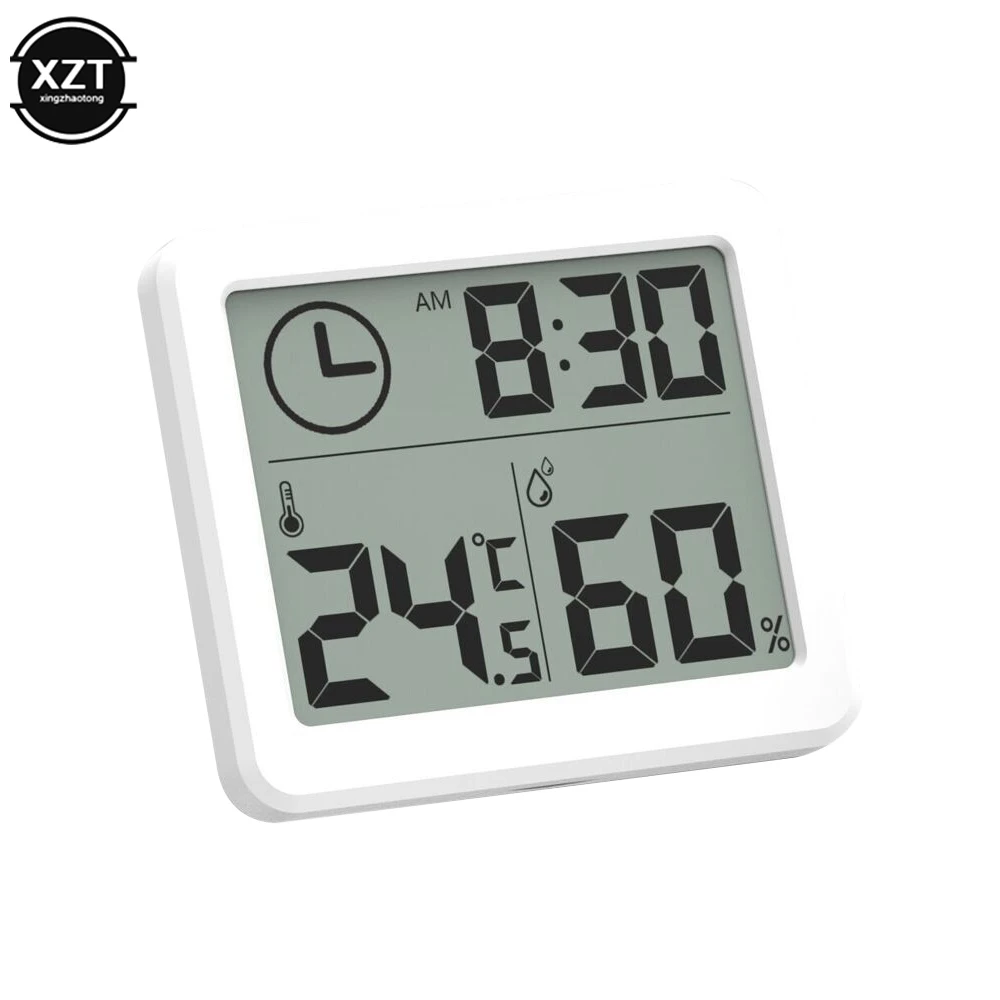 Electronic Temperature Humidity Monitor Clock 3.2inch Large LCD Screen Multifunction Smart Home Thermometer Digital Hygrometer
Electronic Temperature Humidity Monitor Clock 3.2inch Large LCD Screen Multifunction Smart Home Thermometer Digital Hygrometer