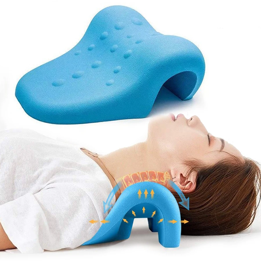Portable Sponge Neck Pillow Neck Shoulder Stretcher Relaxer Chiropractic Traction Device For Pain Relief Spine Alignment
Portable Sponge Neck Pillow Neck Shoulder Stretcher Relaxer Chiropractic Traction Device For Pain Relief Spine Alignment