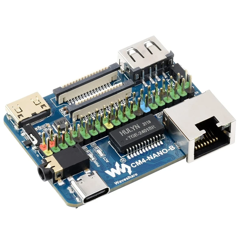 Waveshare Nano Base Board (B) For Raspberry Pi Compute Module 4 Lite/EMMC,Same Size As The CM4 With MIPI DSI Port
Waveshare Nano Base Board (B) For Raspberry Pi Compute Module 4 Lite/EMMC,Same Size As The CM4 With MIPI DSI Port