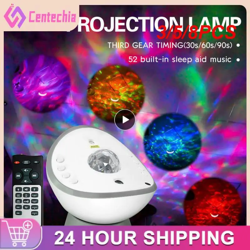 3/5/8PCS Rotatable Remote Control bluetooth-compatible Music Night Light Two Lampshades Water Wave Projection Lamp
3/5/8PCS Rotatable Remote Control bluetooth-compatible Music Night Light Two Lampshades Water Wave Projection Lamp