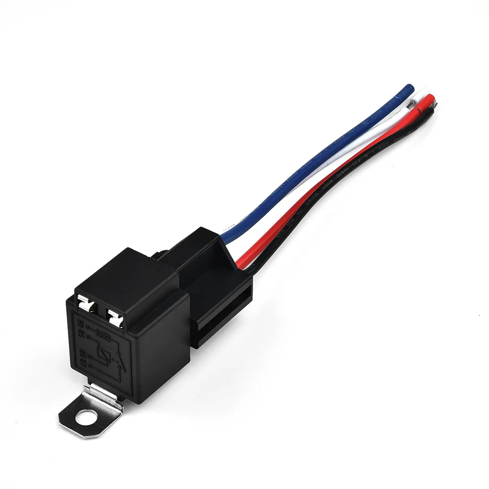 High Quality 12V Relay 4 Pin With Socket Base/Wires/Fuse Included 30A Amp SPST Heavy Duty Make Or Break (on/off) Relay
High Quality 12V Relay 4 Pin With Socket Base/Wires/Fuse Included 30A Amp SPST Heavy Duty Make Or Break (on/off) Relay