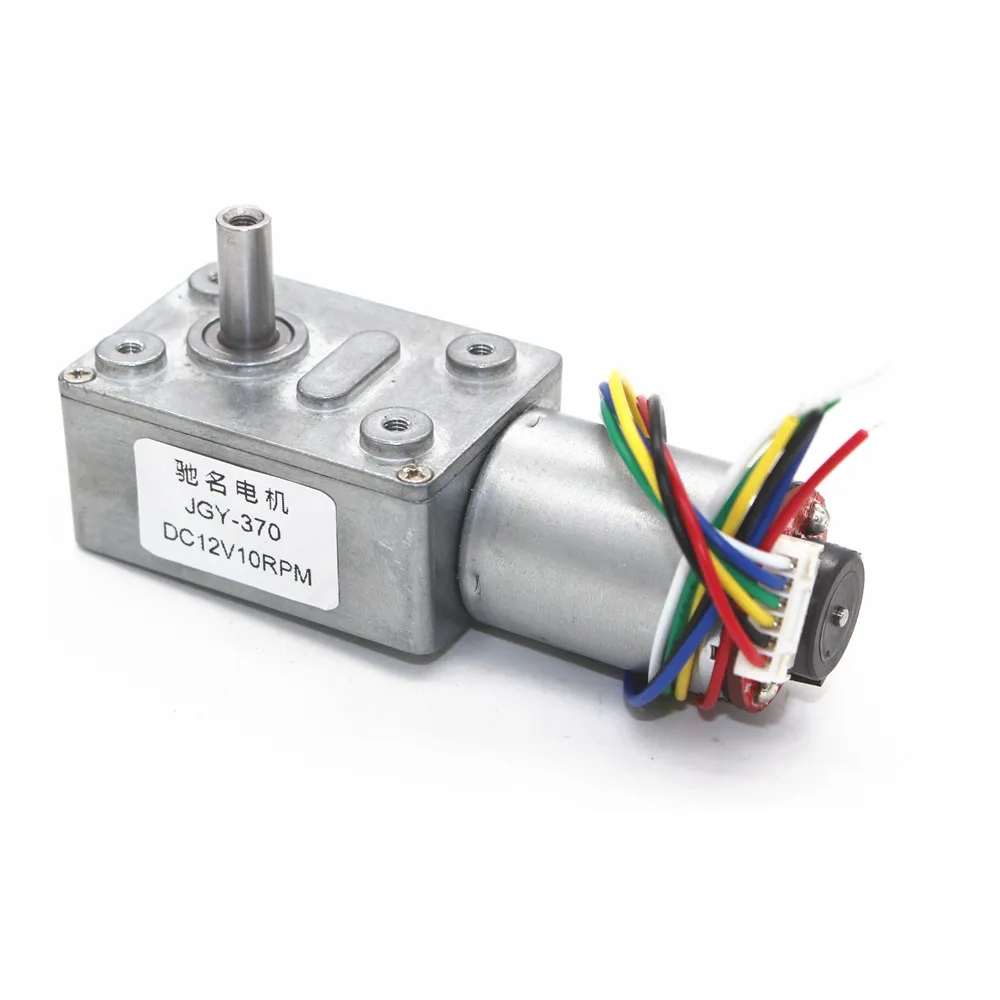 

Aslong DC6V 12V 24V 2rpm to 150rpm Low Speed High Torque Full Metal Gearbox Encoder Turbo Worm Gear Motor