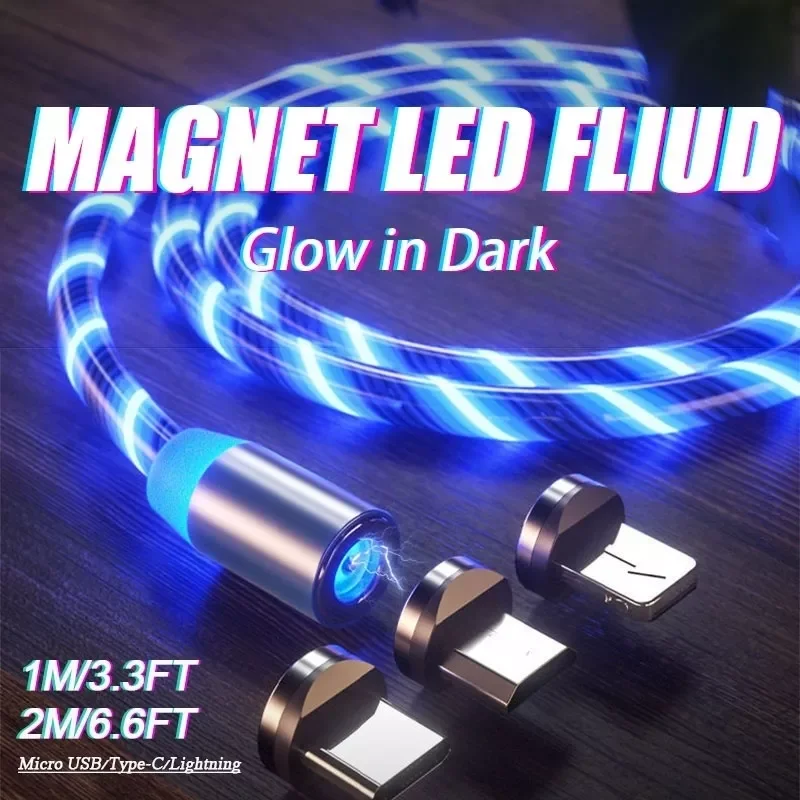 Detachable Connect Round Plugs Led Lighting Charger Cable Data Flowing LED Light Fast Charge Cable For IOS Android Type-C
Detachable Connect Round Plugs Led Lighting Charger Cable Data Flowing LED Light Fast Charge Cable For IOS Android Type-C