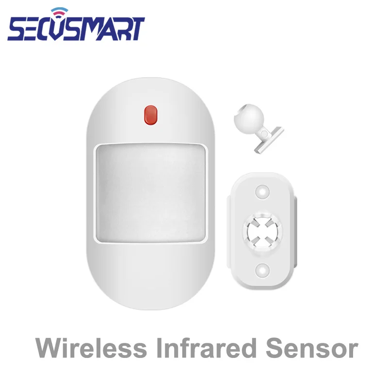 

433MHz Wireless PIR Infrared Motion Detector White Human Body Motion Sensor Compatible Anti Theft Home Security Alarm Systems