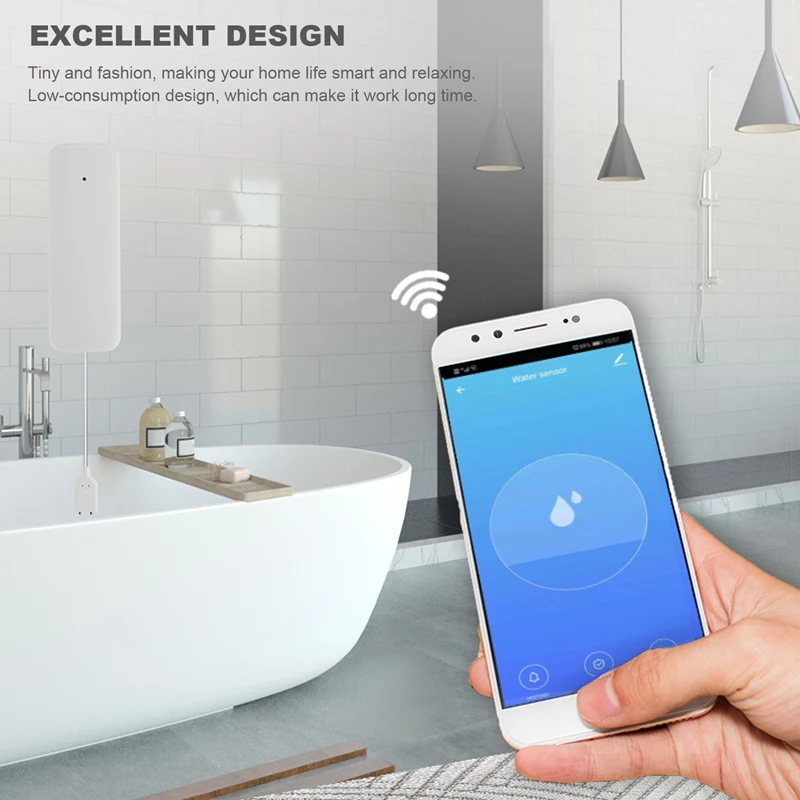 Датчик утечки воды Tuya Zigbee, беспроводная лампа с оповещением об обнаружении уровня воды
Датчик утечки воды Tuya Zigbee, беспроводная лампа с оповещением об обнаружении уровня воды