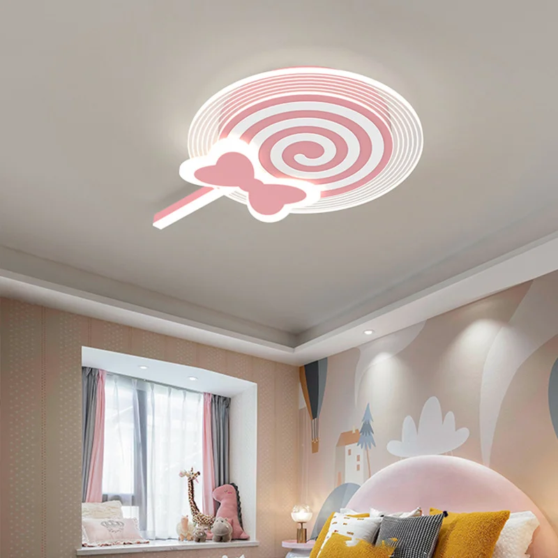 Chandeliers Light Sweet Lollipop Ceiling Pendant Lamp Princess Room Children Girl Boy Bedroom Cartoon Lighting Modermas de Techo
Chandeliers Light Sweet Lollipop Ceiling Pendant Lamp Princess Room Children Girl Boy Bedroom Cartoon Lighting Modermas de Techo