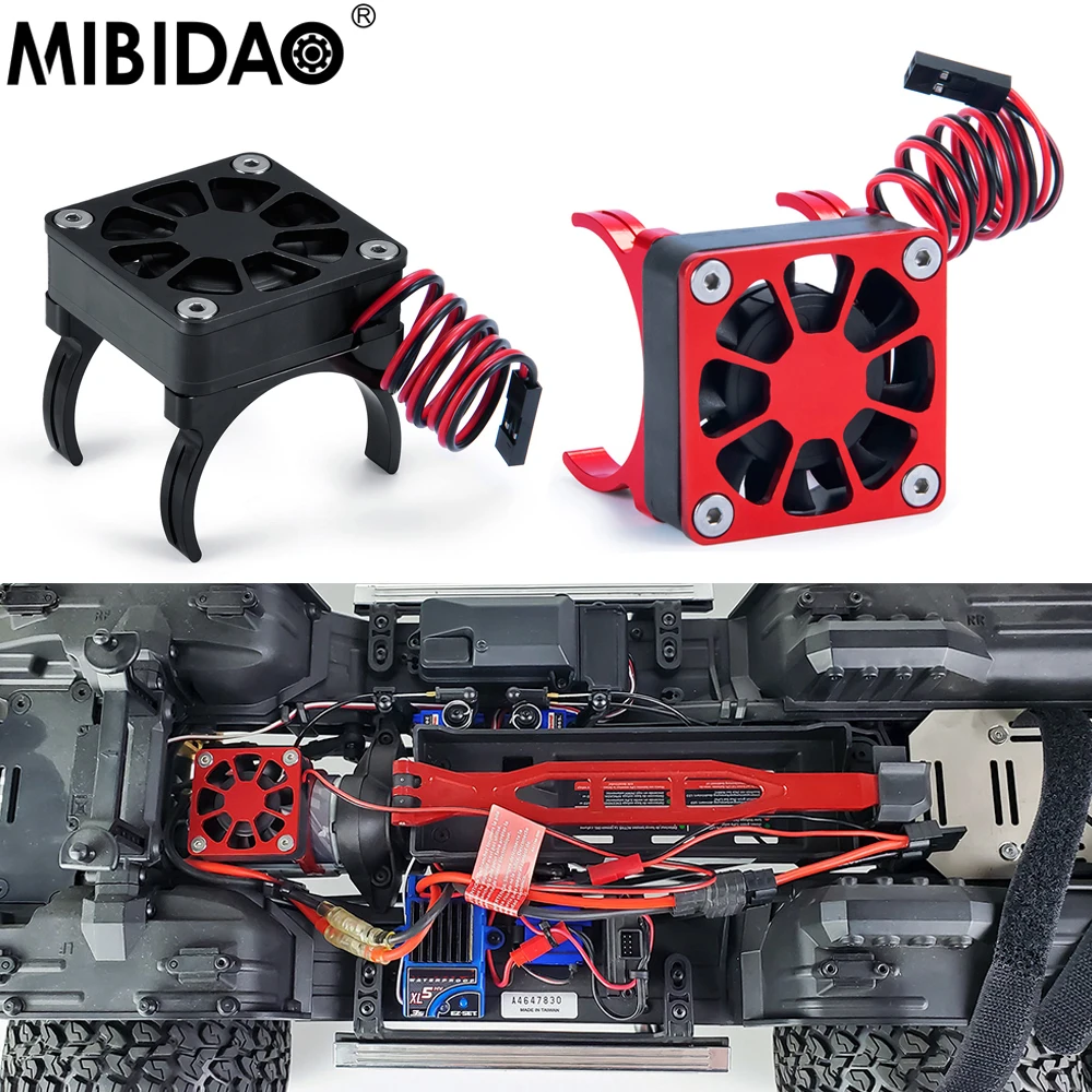 MIBIDAO Motor Heatsink Cover Cooling Fan Heat Dissipation Fans For 1/10 TRX-4 TRX4 RC Crawler Car Upgrade Parts
MIBIDAO Motor Heatsink Cover Cooling Fan Heat Dissipation Fans For 1/10 TRX-4 TRX4 RC Crawler Car Upgrade Parts