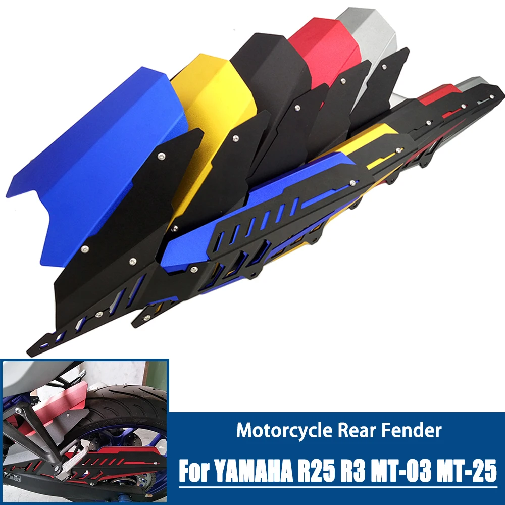 For YAMAHA YZF R25 R3 YZF-R25 YZF-R3 MT-03 MT03 MT-25 MT25 Motorcycle CNC Rear Fender Mudguard Chain Guard Cover Protector Kit
For YAMAHA YZF R25 R3 YZF-R25 YZF-R3 MT-03 MT03 MT-25 MT25 Motorcycle CNC Rear Fender Mudguard Chain Guard Cover Protector Kit