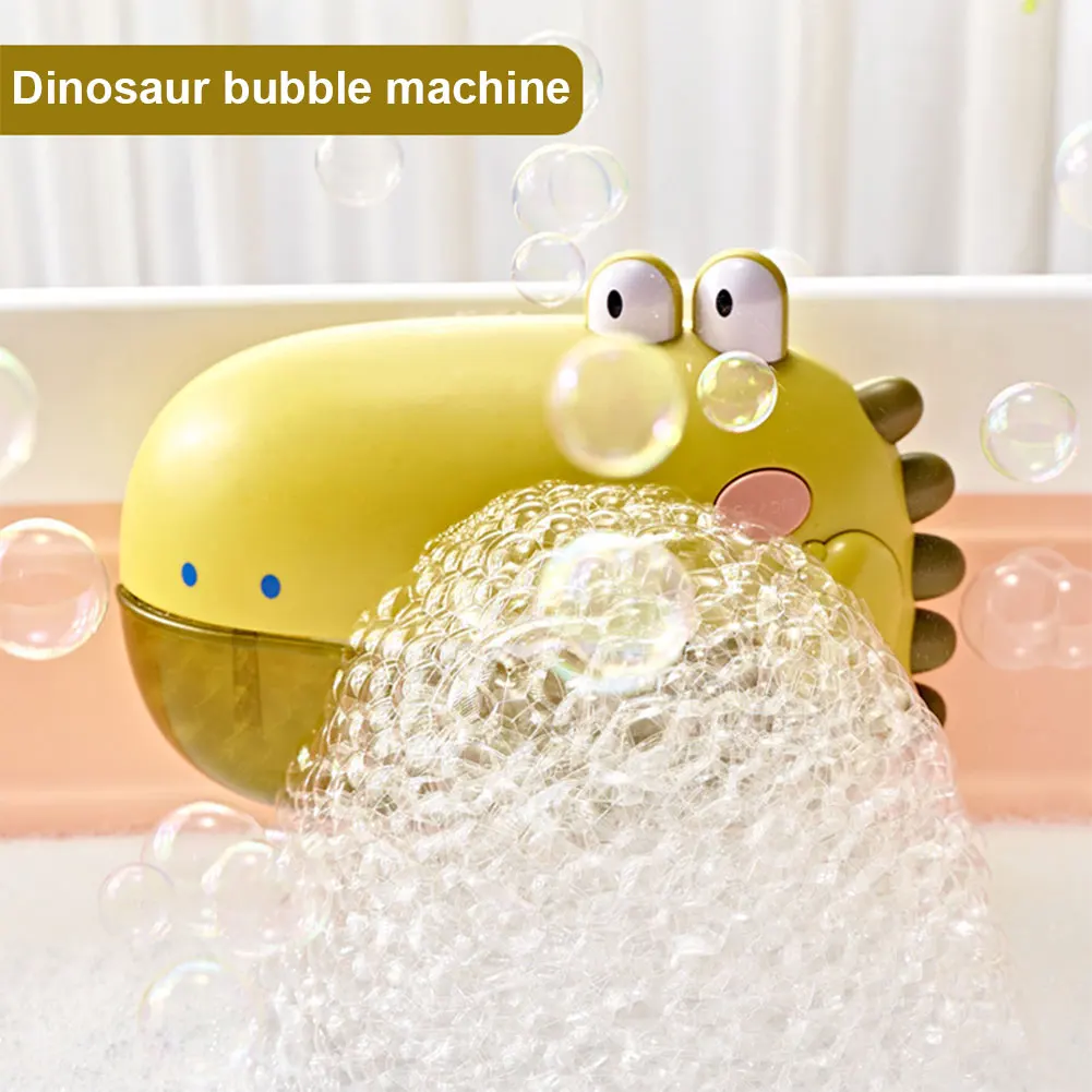 Dinosaur Shaped Bubble Blower Battery Powered Plastic Soap Bubble Maker Bath Toys Bathtub Blows Bubbles Suction Cup for Bathroom
Dinosaur Shaped Bubble Blower Battery Powered Plastic Soap Bubble Maker Bath Toys Bathtub Blows Bubbles Suction Cup for Bathroom