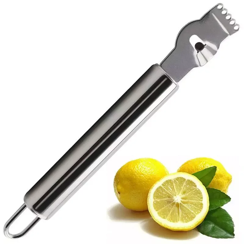 Stainless Steel Lemon Peeler Grater Orange Citrus Fruit Grater Peeling Knife Bar Kitchen Accessories Kitchen Gadgets Wholesale
Stainless Steel Lemon Peeler Grater Orange Citrus Fruit Grater Peeling Knife Bar Kitchen Accessories Kitchen Gadgets Wholesale