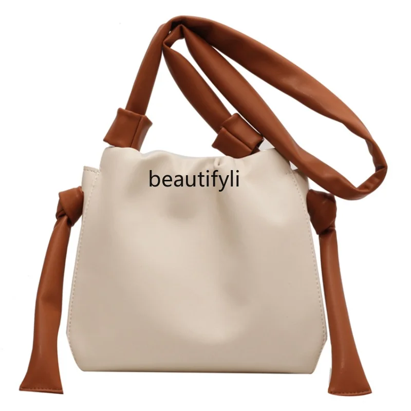 zq High-Grade Small Bag Women's Bag Summer All-Matching Simple Shoulder Messenger Bag Textured Bucket Bag
zq High-Grade Small Bag Women's Bag Summer All-Matching Simple Shoulder Messenger Bag Textured Bucket Bag