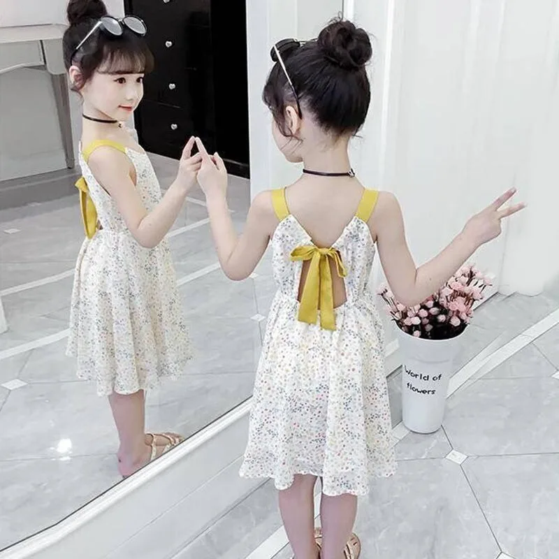 Girls Summer Dress 2022 Teenage Girls Princess Birthday Party Sexy and Cute Suspender Voile Knee-length Dress Children Clothes
Girls Summer Dress 2022 Teenage Girls Princess Birthday Party Sexy and Cute Suspender Voile Knee-length Dress Children Clothes