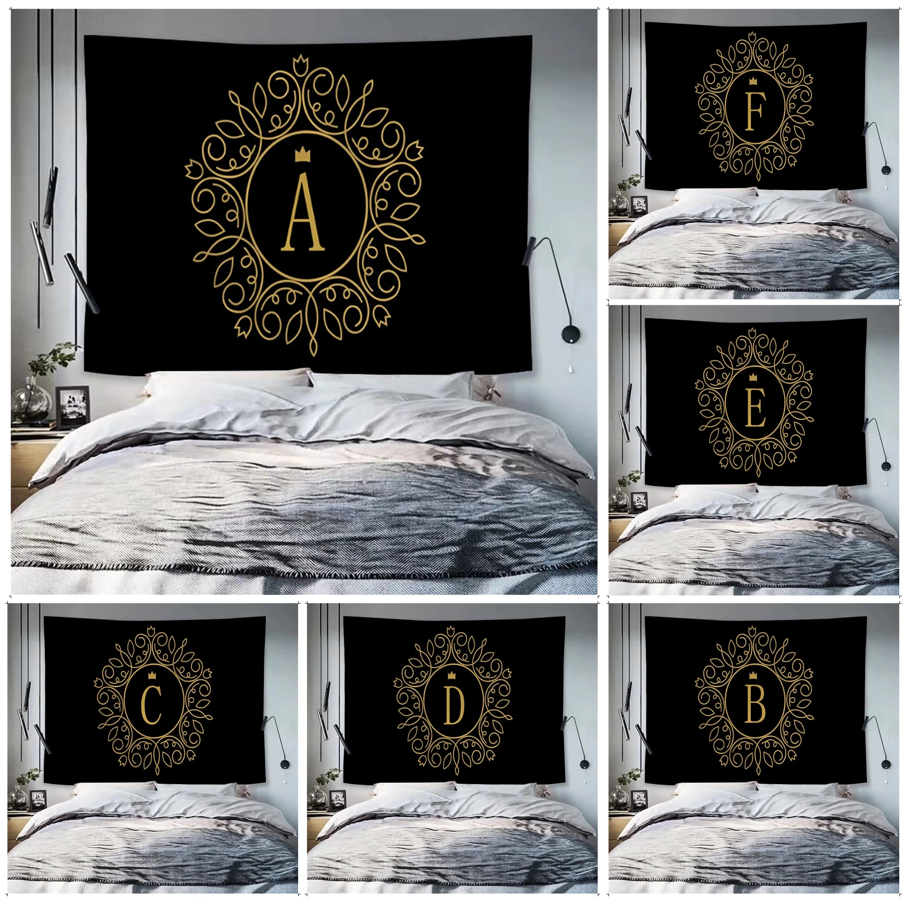 Black Golden Crown Letters DIY Wall Tapestry Cheap Hippie Wall Hanging Bohemian Wall Tapestries Mandala Decor Blanket
Black Golden Crown Letters DIY Wall Tapestry Cheap Hippie Wall Hanging Bohemian Wall Tapestries Mandala Decor Blanket