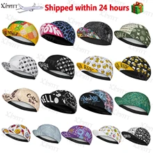XIMATT Beer Coffee Ice Cream Biscuit Cartoon Print Polyester Bicycle Cycling Caps Quick Dry Breathable Sweat Wicking Bike Hat