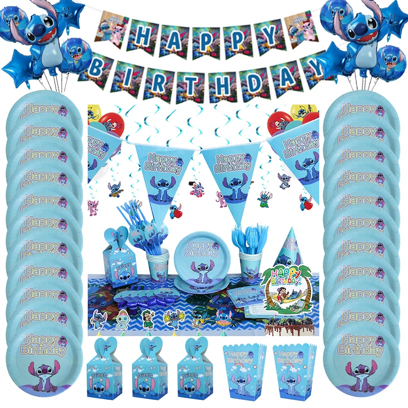 Disney Lilo Stitch Cartoon Party Paper Plates Cup Flag 32inch Number Foil Balloons Birthday Baby Shower Kids Festival Supplies
Disney Lilo Stitch Cartoon Party Paper Plates Cup Flag 32inch Number Foil Balloons Birthday Baby Shower Kids Festival Supplies
