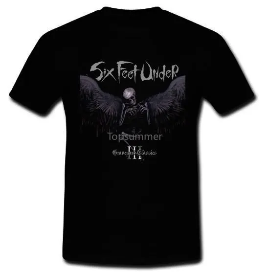 Vintage Tee Shirts Men'S Six Feet Under Graveyard Classics Iii Death Metal Band Design Men'S Short Sleeve T Shirt Popular Tops
Vintage Tee Shirts Men'S Six Feet Under Graveyard Classics Iii Death Metal Band Design Men'S Short Sleeve T Shirt Popular Tops