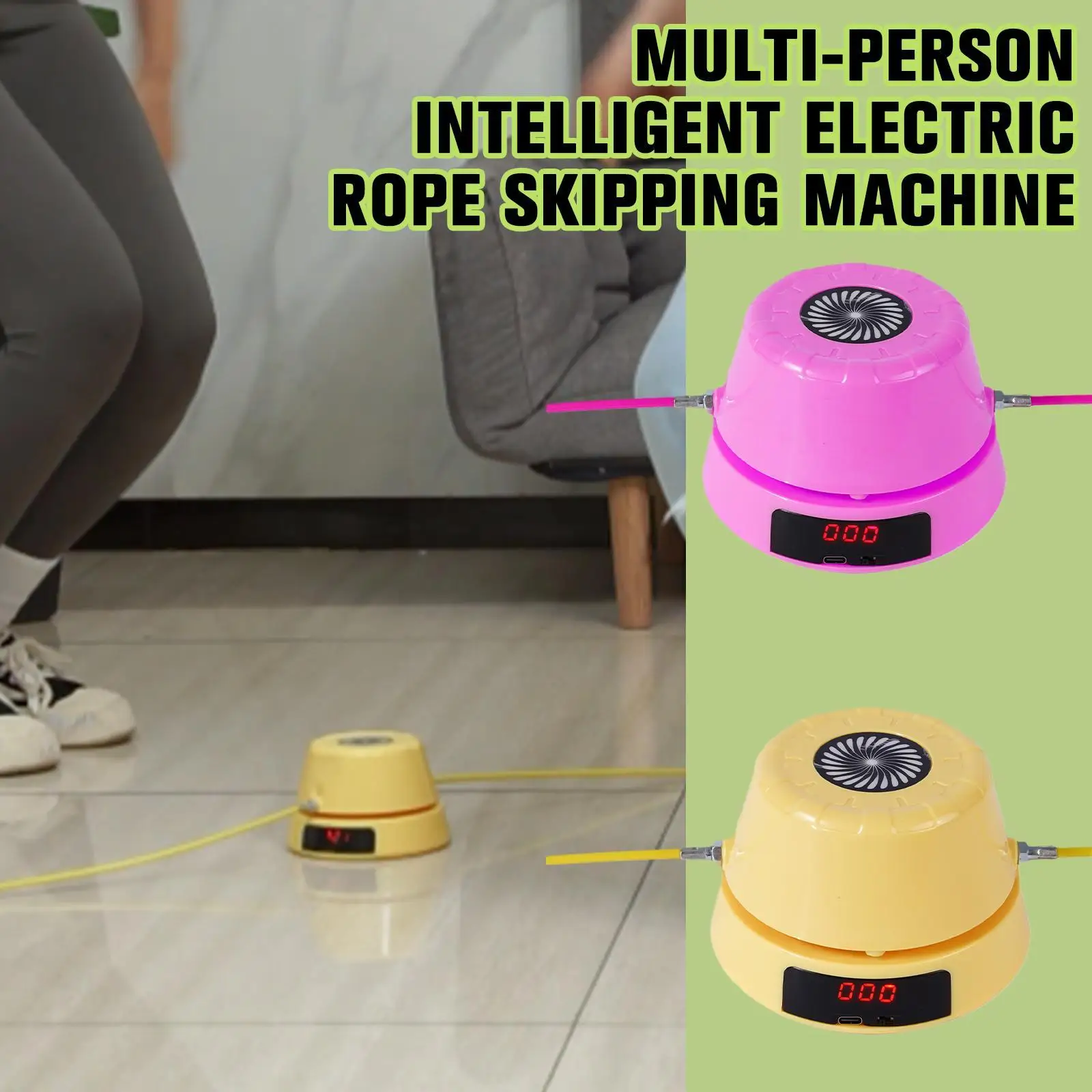 Innovation Intelligent Jump Rope Machine Electric Rope Workout Interaction Equipment Skipping Machine Entertaining Jump U9Y9
Innovation Intelligent Jump Rope Machine Electric Rope Workout Interaction Equipment Skipping Machine Entertaining Jump U9Y9
