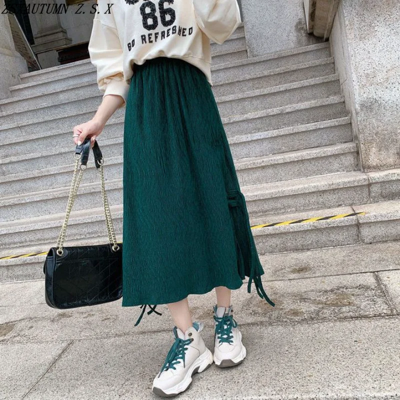 Knitted Vintage Half Skirt Women's Autumn Winter New A-line Slim High Waist Tight Skirt Fashion All-Match Girls Hip Wrap Skirts
Knitted Vintage Half Skirt Women's Autumn Winter New A-line Slim High Waist Tight Skirt Fashion All-Match Girls Hip Wrap Skirts