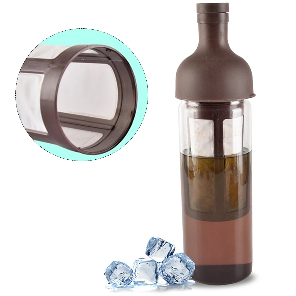 1pc Reusable Cold Brew Coffee Maker Fine Mesh Filter Brewing Glass Pot 900ml Kitchen Coffee Kettle 30x3.4cm
1pc Reusable Cold Brew Coffee Maker Fine Mesh Filter Brewing Glass Pot 900ml Kitchen Coffee Kettle 30x3.4cm