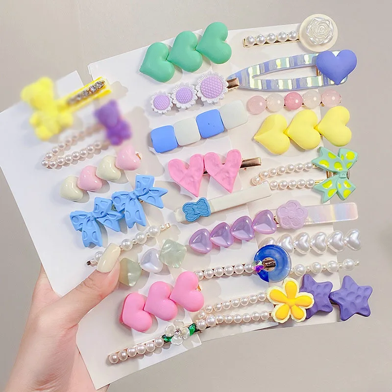 5pcs/set Fashion Acrylic Hair Clip For Women Girls Hair Accessories Simulation Pearl Hairpins Geometry Heart Bow Barrettes Femme
5pcs/set Fashion Acrylic Hair Clip For Women Girls Hair Accessories Simulation Pearl Hairpins Geometry Heart Bow Barrettes Femme