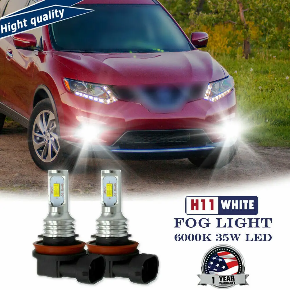 2x H11 70W White Front Fog Light Bulbs For Nissan Maxima Altima Rogue Pathfinder
2x H11 70W White Front Fog Light Bulbs For Nissan Maxima Altima Rogue Pathfinder