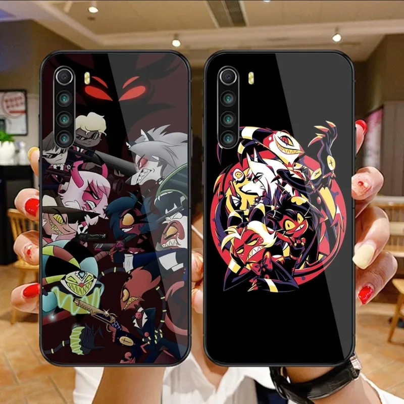 

Helluva Anime Phone Case For Xiaomi 13 12 11T 10 9 Redmi Note 11 10 10S Pro Redmi 9 9A 8 Black PC Glass Phone Cover